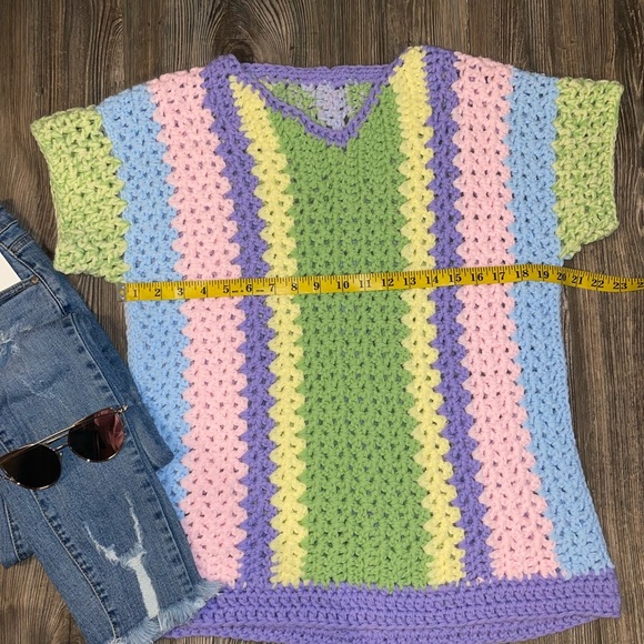 Handmade Boho Crochet Top - Picture 9 of 12